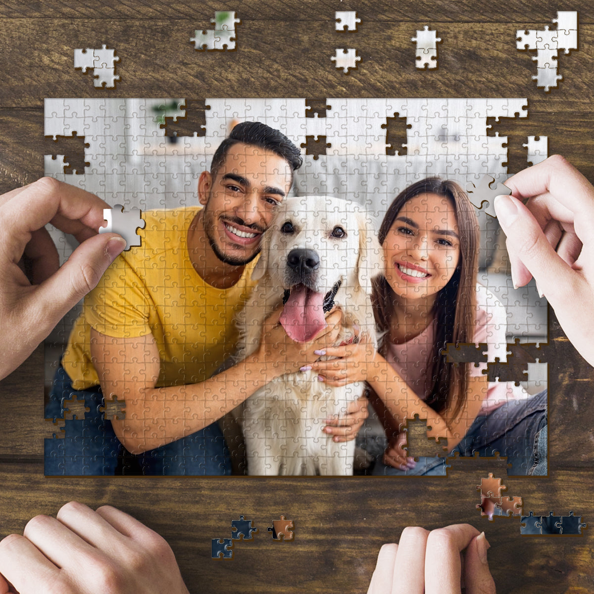 Family Gift - Personalized Family Jigsaw Puzzle