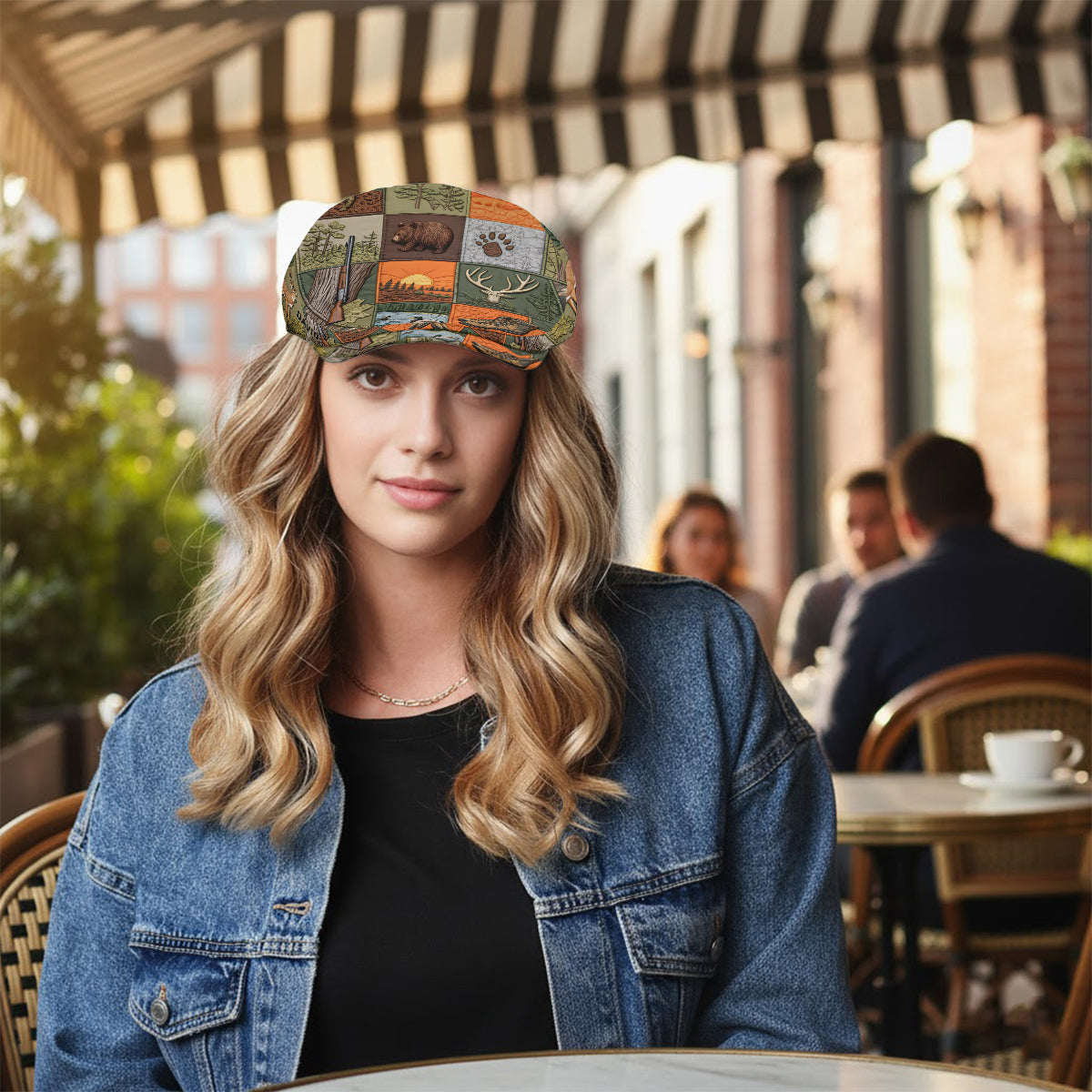 Panorama de la chasse - Casquette gavroche personnalisée pour la chasse