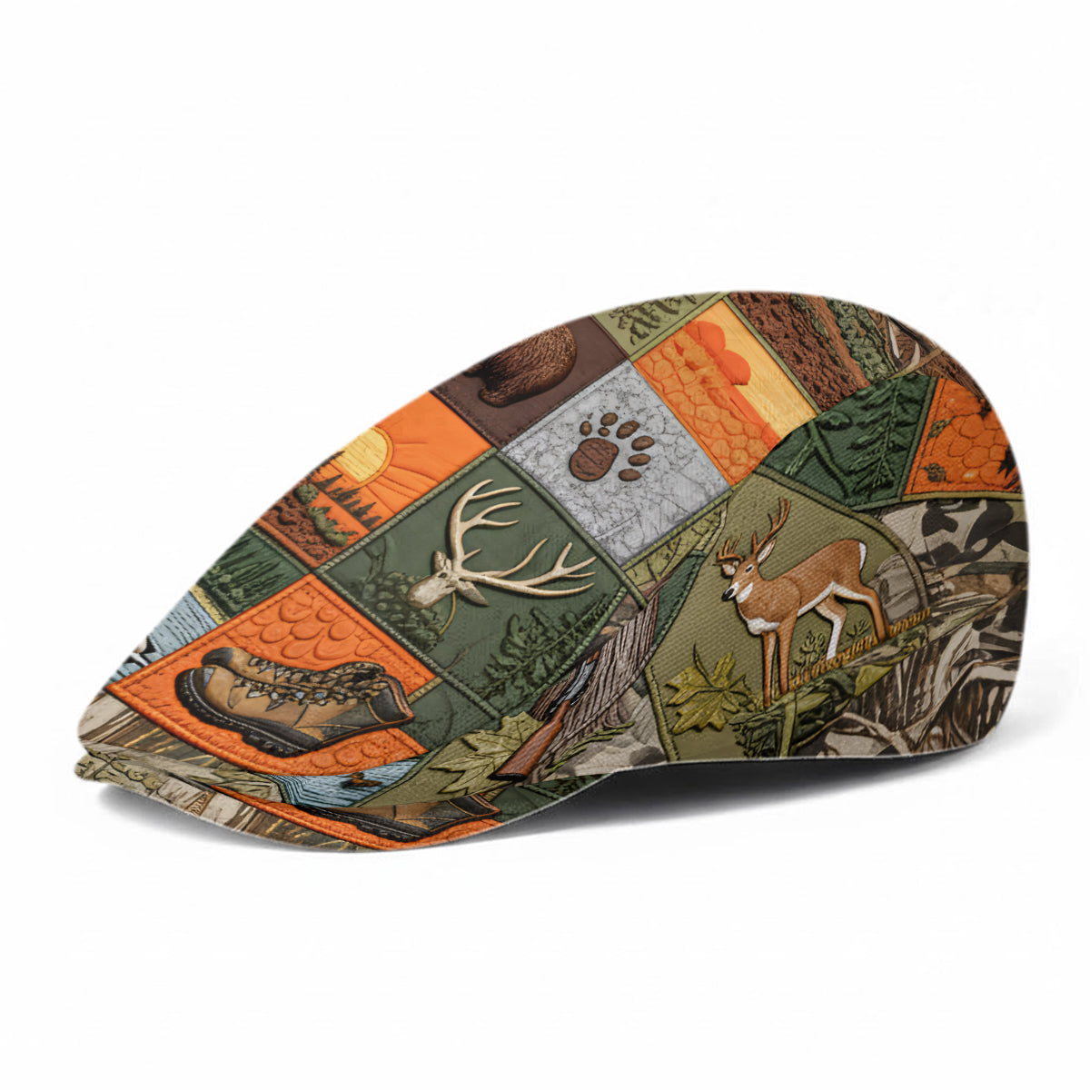 Panorama de la chasse - Casquette gavroche personnalisée pour la chasse