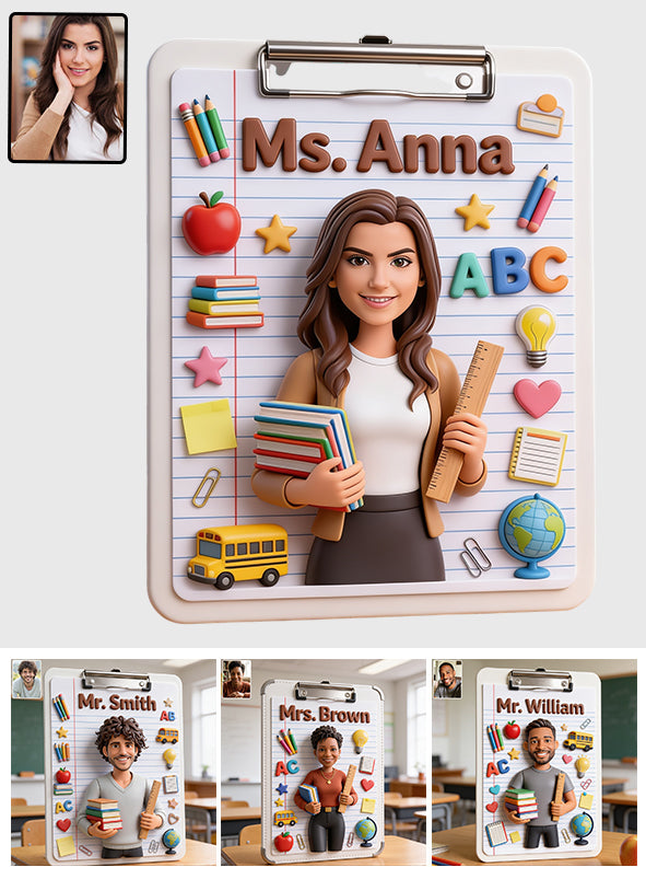Any Photo - Personalized Teacher Clipboard