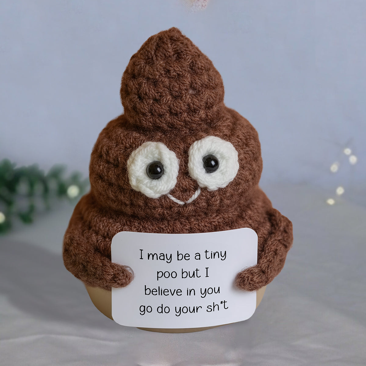 Positive Poo Crocheted - Crocheting Hand Knitted Figurine