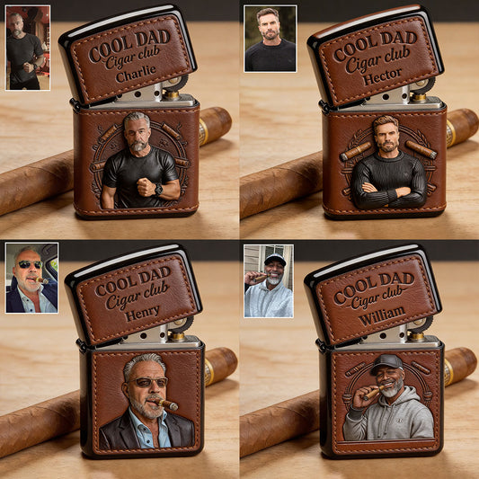 Photo Personnalisée - Briquet Personnalisé pour Papa