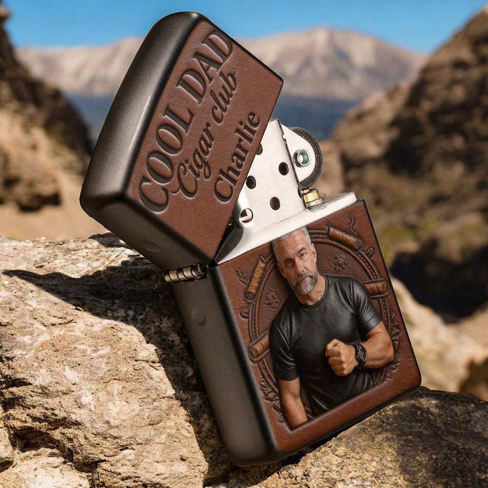 Photo Personnalisée - Briquet Personnalisé pour Papa