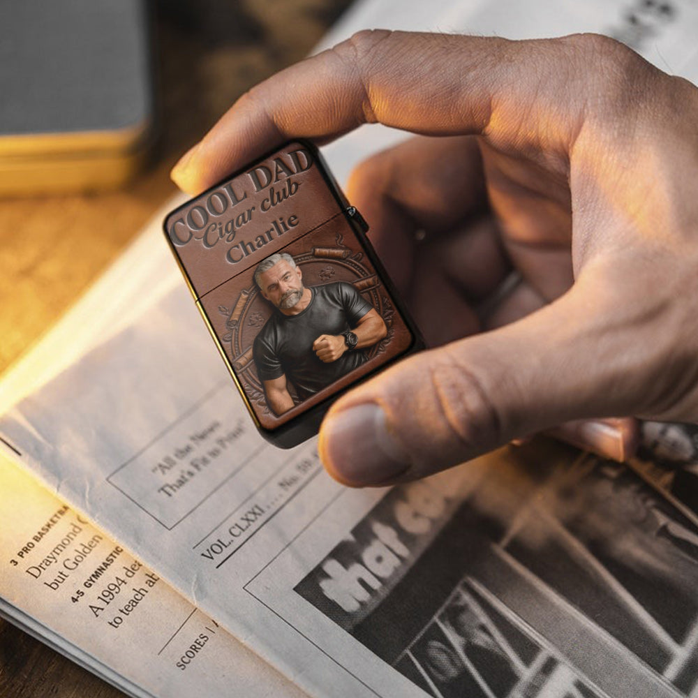 Photo Personnalisée - Briquet Personnalisé pour Papa