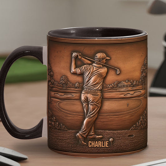 Le meilleur golfeur - Mug personnalisé sur le thème du golf