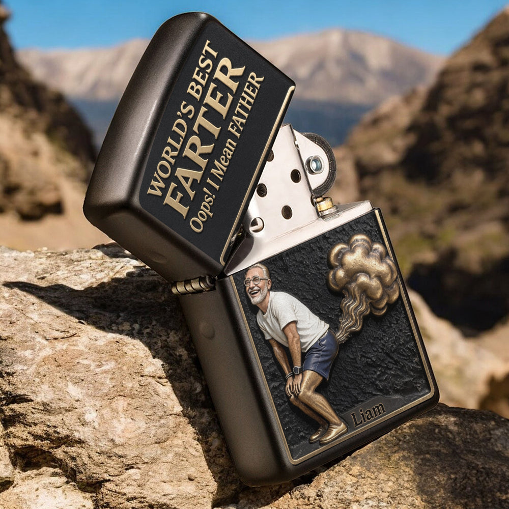 Meilleur Papa Jamais - Briquet Personnalisé