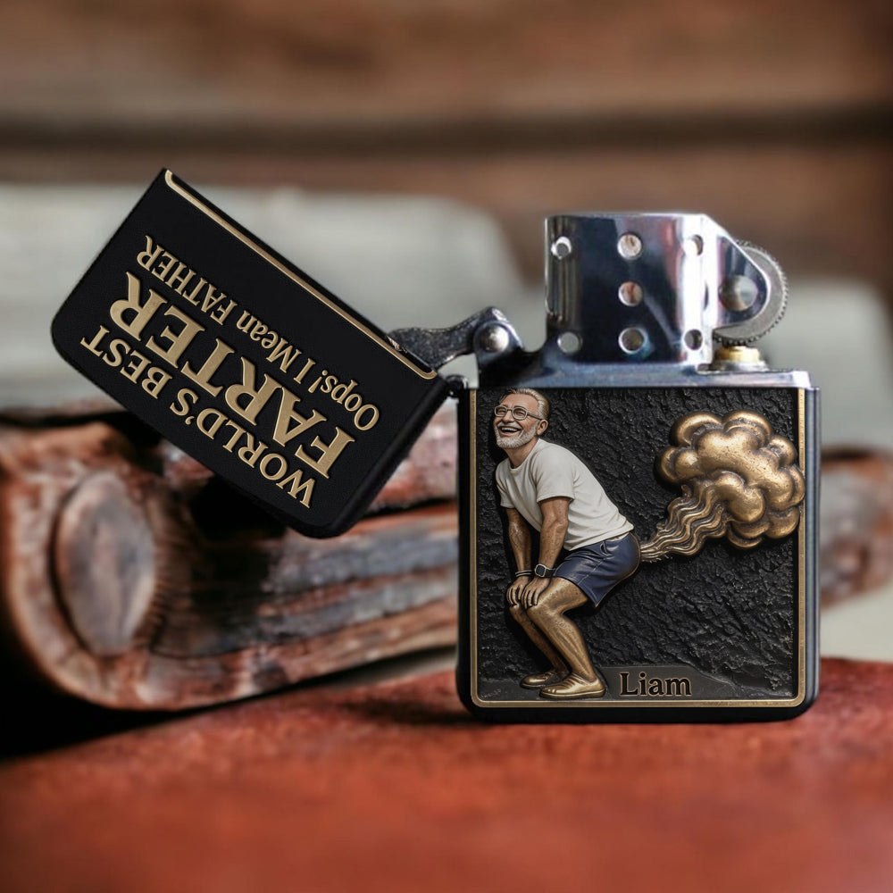 Meilleur Papa Jamais - Briquet Personnalisé