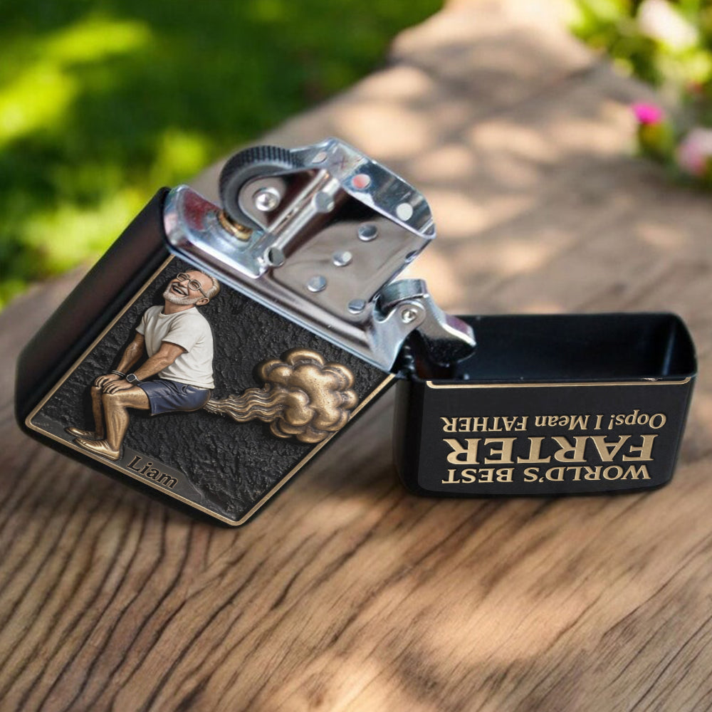 Meilleur Papa Jamais - Briquet Personnalisé