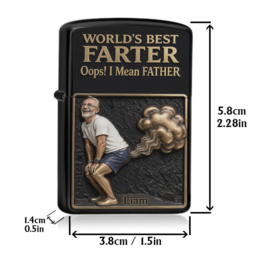 Meilleur Papa Jamais - Briquet Personnalisé