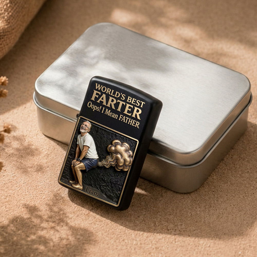 Meilleur Papa Jamais - Briquet Personnalisé