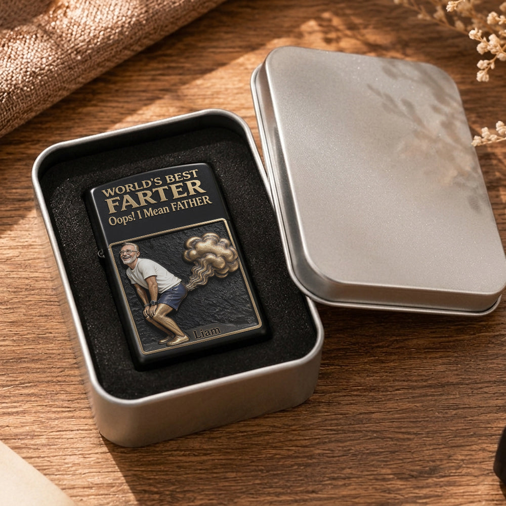 Meilleur Papa Jamais - Briquet Personnalisé