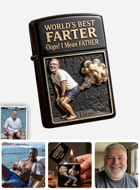 Meilleur Papa Jamais - Briquet Personnalisé