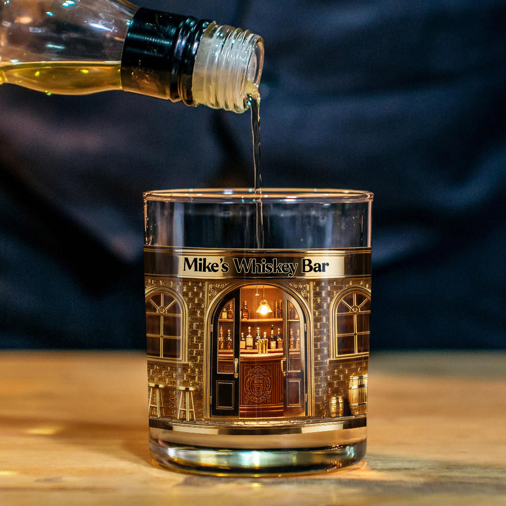 Mini-bar à whisky - Coffret carafe à whisky personnalisée