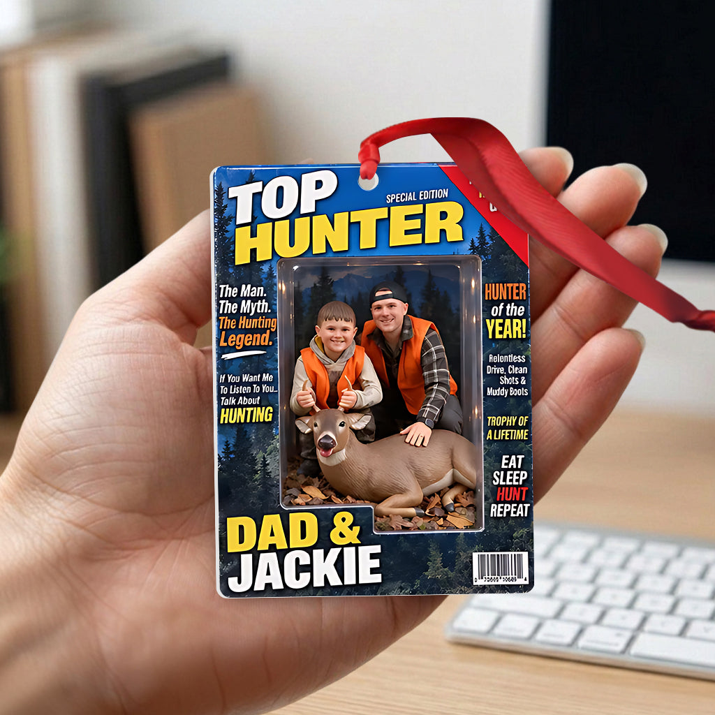 Le Meilleur Chasseur - Ornement Personnalisé Premium 3D