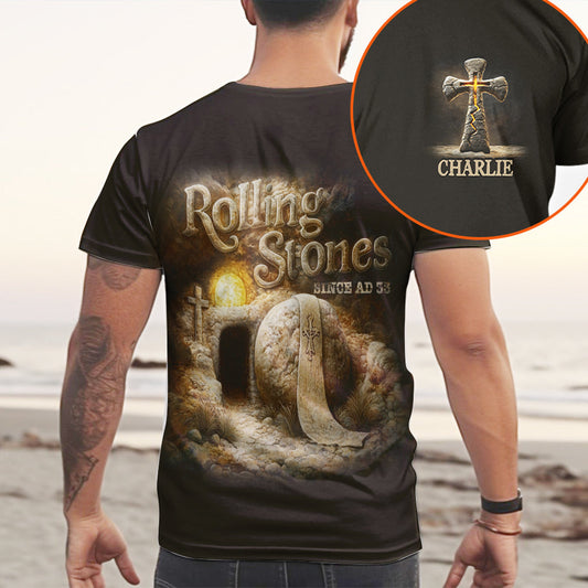 Rolling Stones Since AD 33 - Personalized Christian All Over Shirt