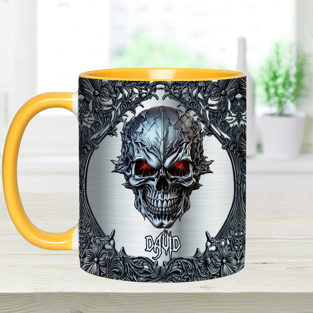 Cool Skull - Personalized Skull Accent Mug