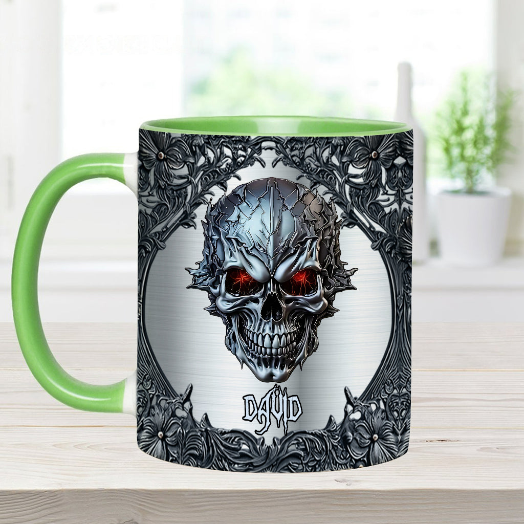 Cool Skull - Personalized Skull Accent Mug