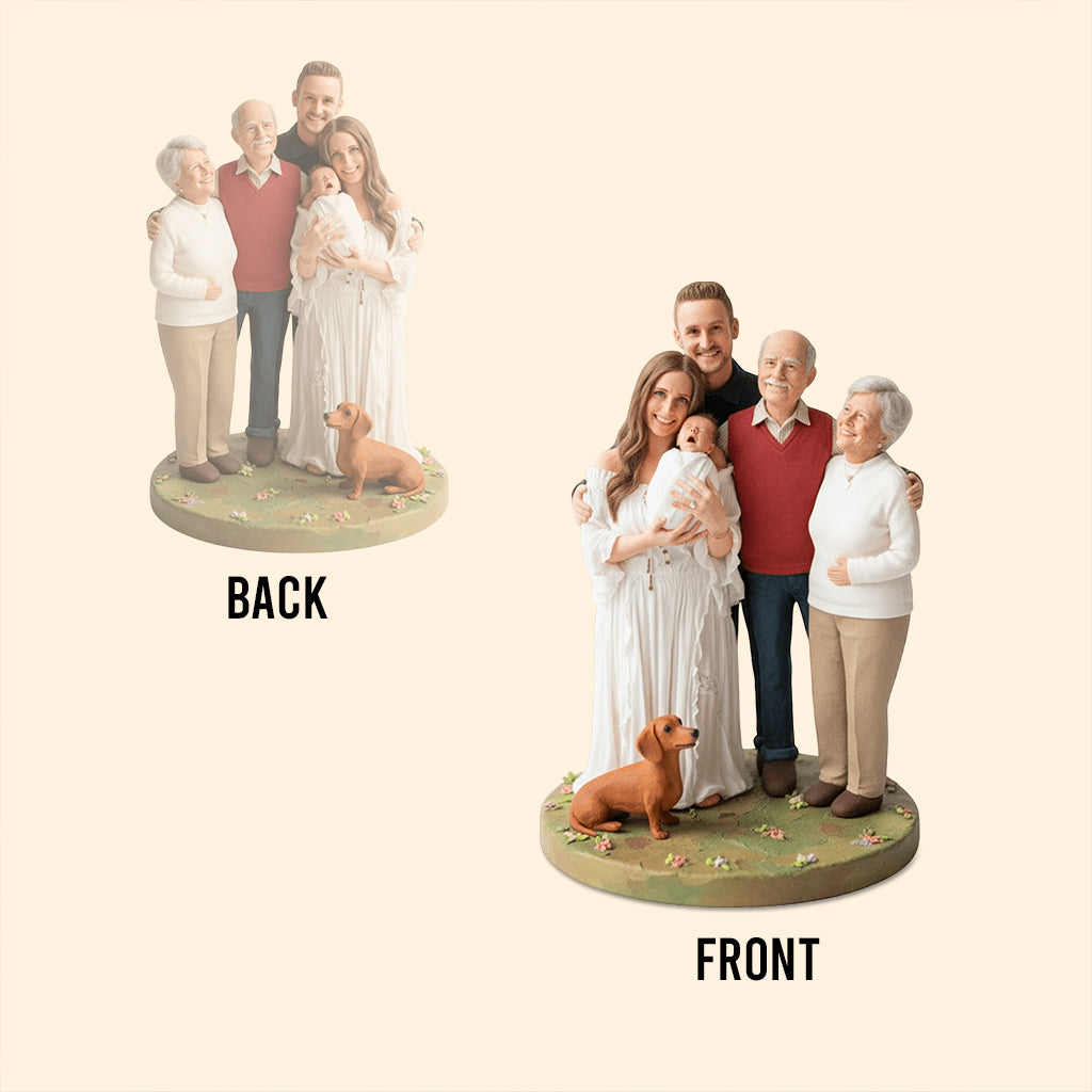 Combine Any Photo Perfect Meaningful Gift - Personalized Family Custom Shaped Acrylic Plaque