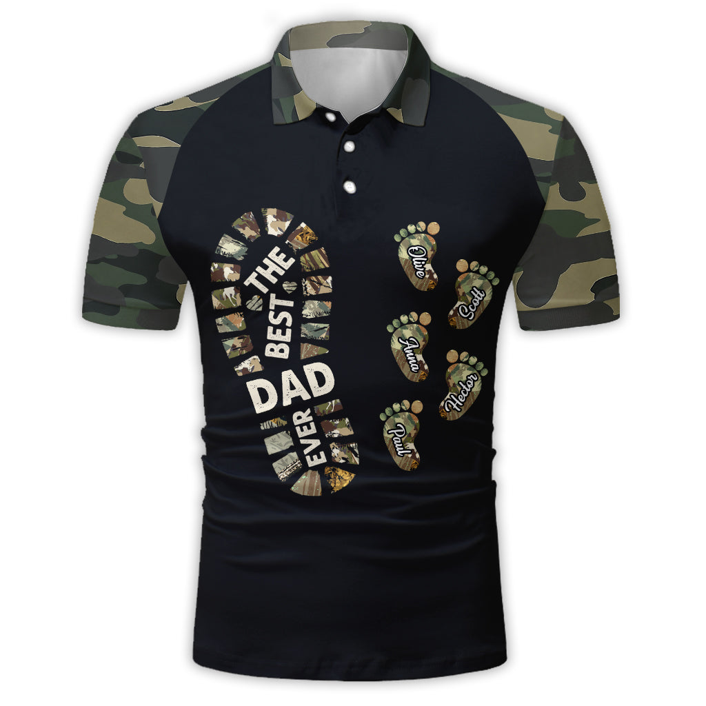 Best Dad/ Papa.. Ever - Personalized Father Polo Shirt