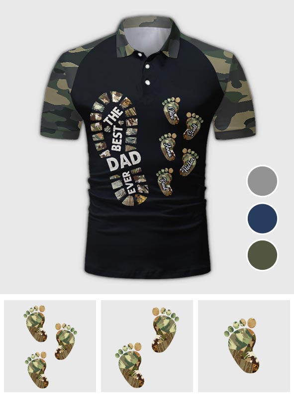 Best Dad/ Papa.. Ever - Personalized Father Polo Shirt