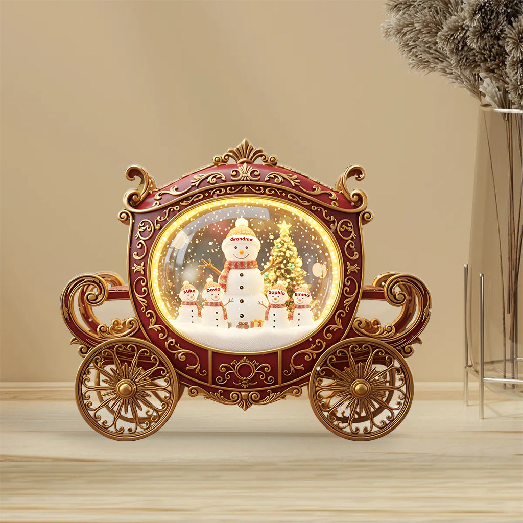 Les petites chéries de grand-mère - Plaque acrylique personnalisée en forme de grand-mère