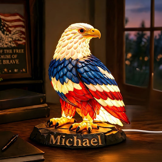 USA 250e Anniversaire - Lampe de Nuit LED Acrylique Personnalisée