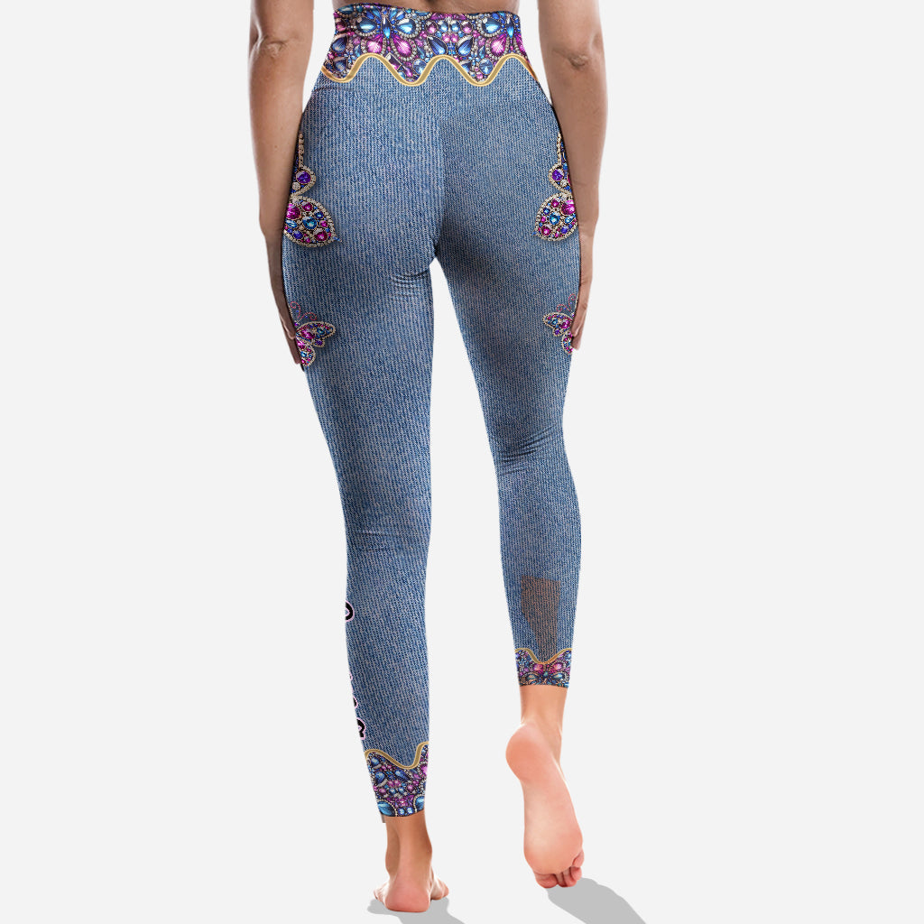 Beautiful Butterfly - Personalized Butterfly Leggings