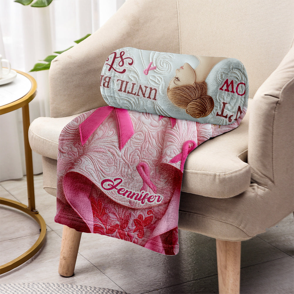 Tu es forte - Couverture personnalisée de sensibilisation au cancer du sein