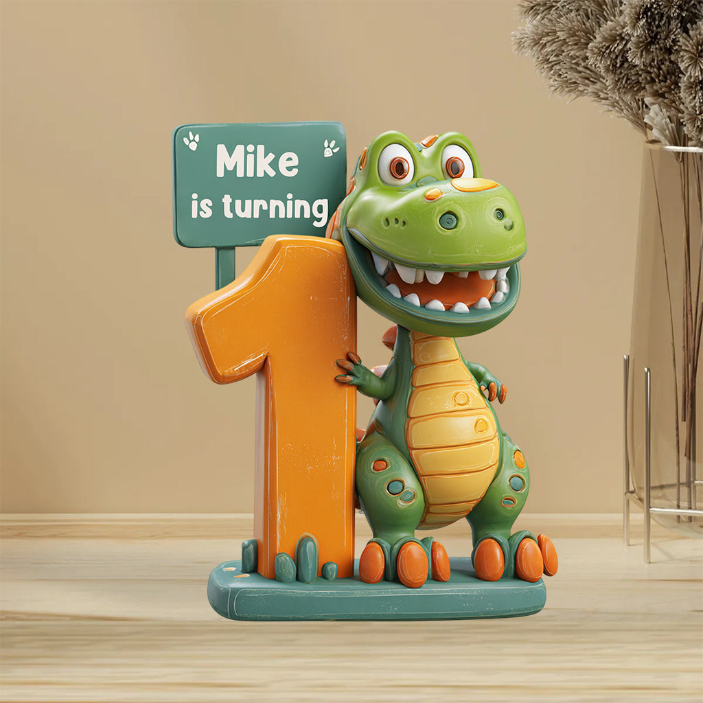 Décoration d'anniversaire pour enfants - Plaque acrylique personnalisée en forme de pièce