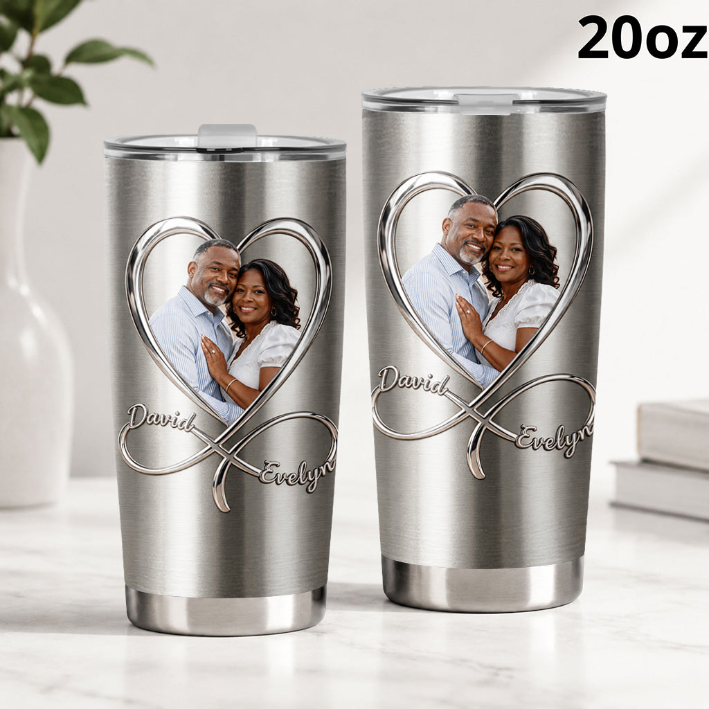 Tasse Infini Cœur Romantique - Tasse Personnalisée pour Couple