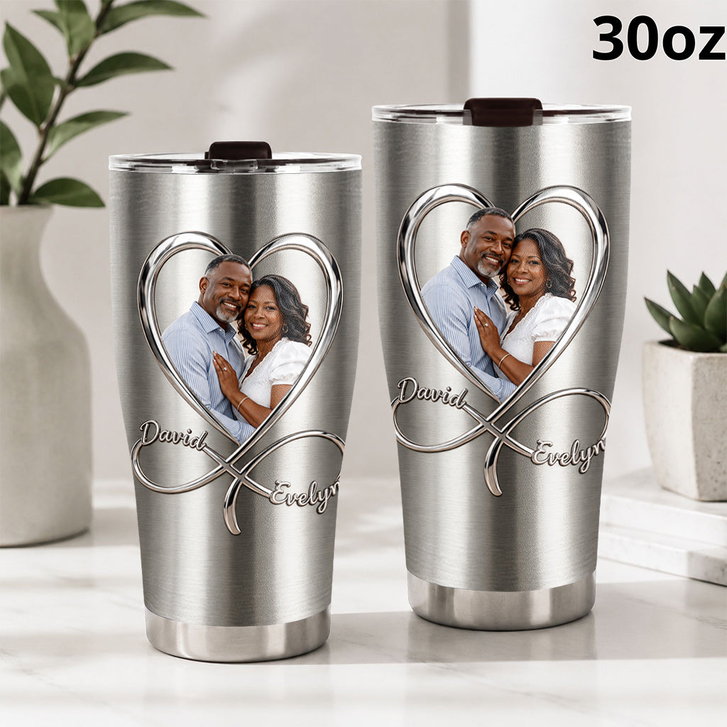Tasse Infini Cœur Romantique - Tasse Personnalisée pour Couple