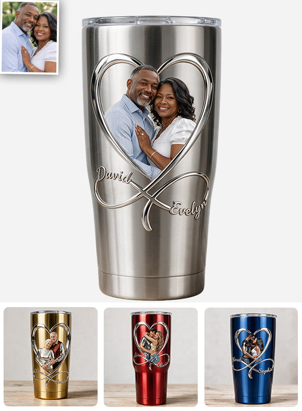 Tasse Infini Cœur Romantique - Tasse Personnalisée pour Couple
