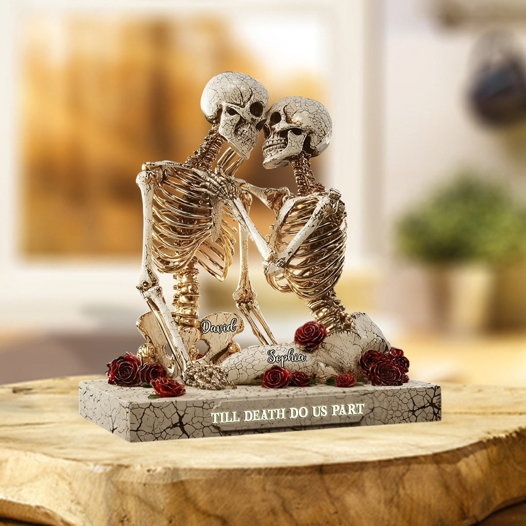 De notre premier baiser à notre dernier souffle - Plaque acrylique personnalisée pour couple