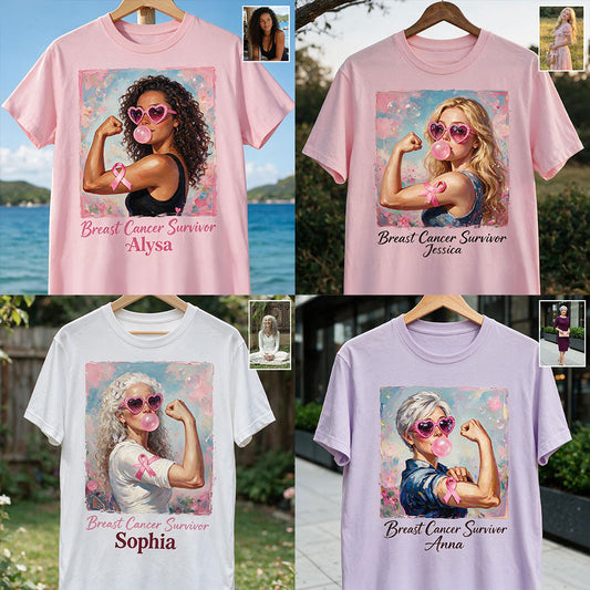 We Can Fight It! - Personalized Breast Cancer Awareness All Over Shirt