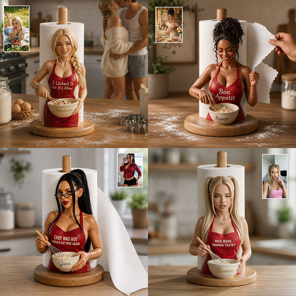 Nice Buns - Personalized Spicy Couple Paper Towel Stand