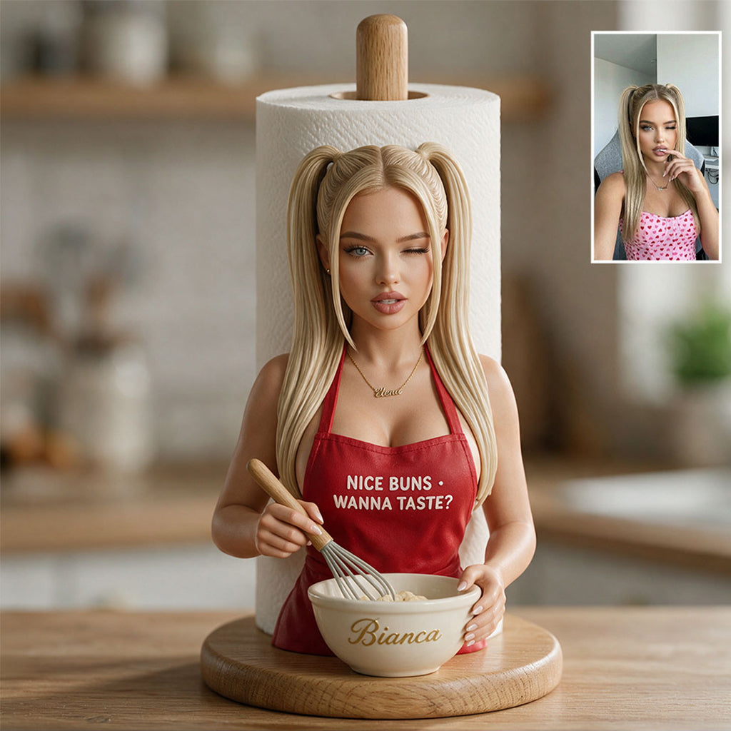 Nice Buns - Personalized Spicy Couple Paper Towel Stand