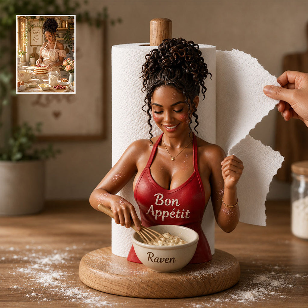 Nice Buns - Personalized Spicy Couple Paper Towel Stand