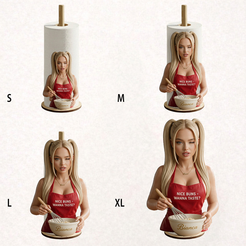Nice Buns - Personalized Spicy Couple Paper Towel Stand
