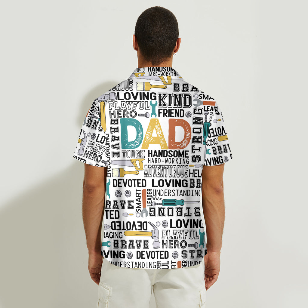 Best Dad Ever - Personalized Father Hawaiian Shirt