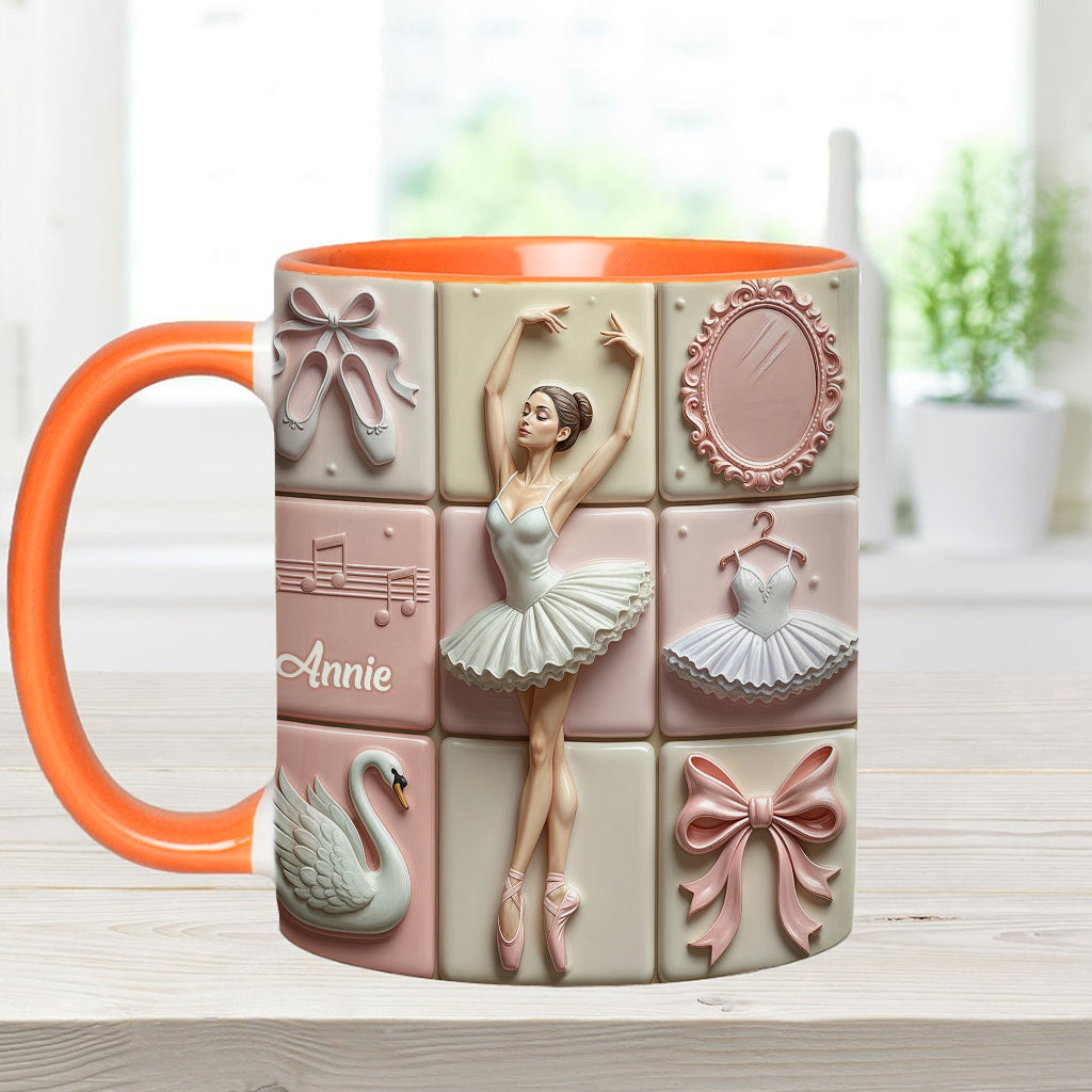 Mug personnalisé « Love Ballet » sur le thème du ballet
