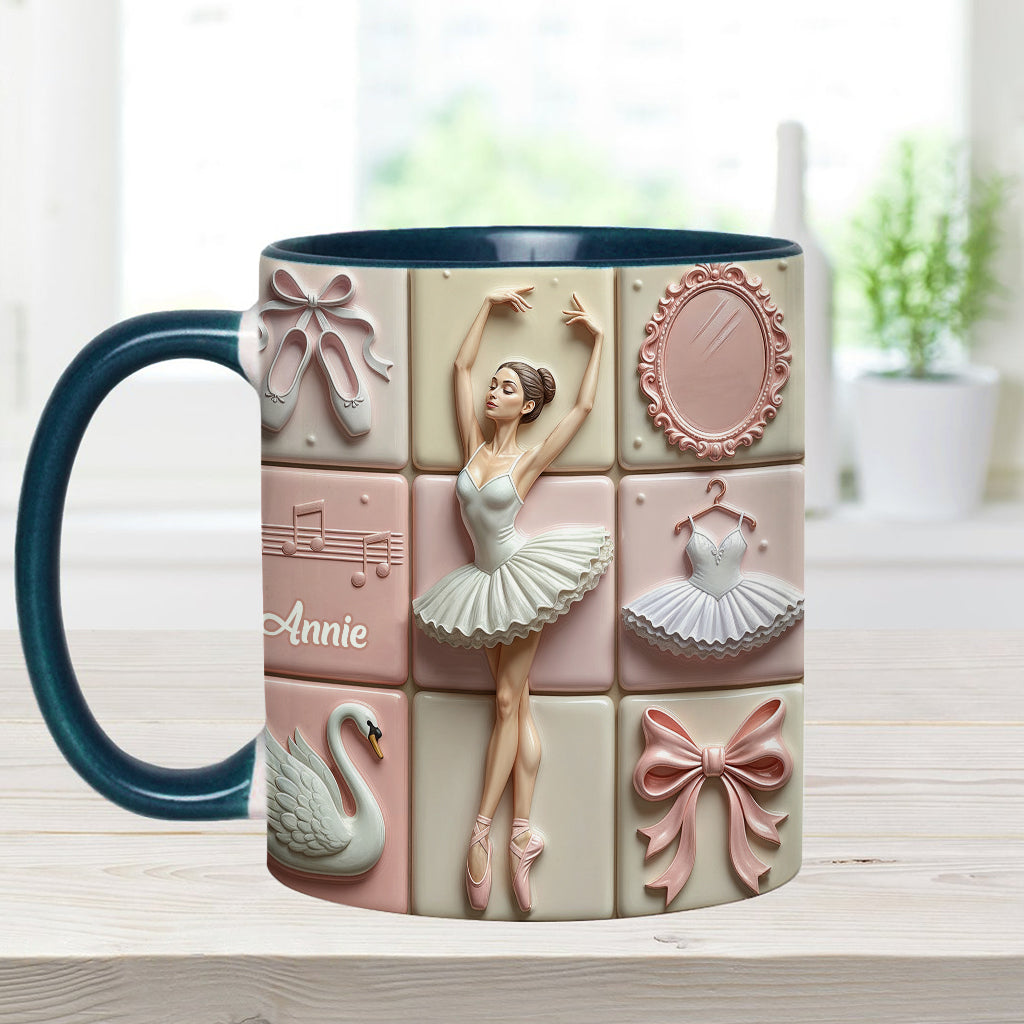 Mug personnalisé « Love Ballet » sur le thème du ballet
