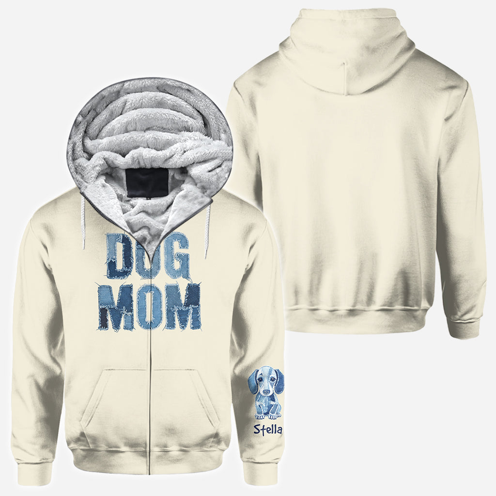 Maman de chien - T-shirt personnalisé intégral pour chien
