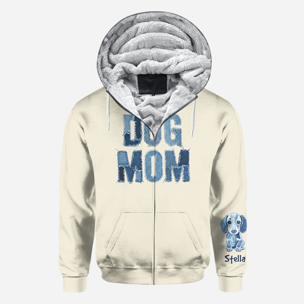 Maman de chien - T-shirt personnalisé intégral pour chien