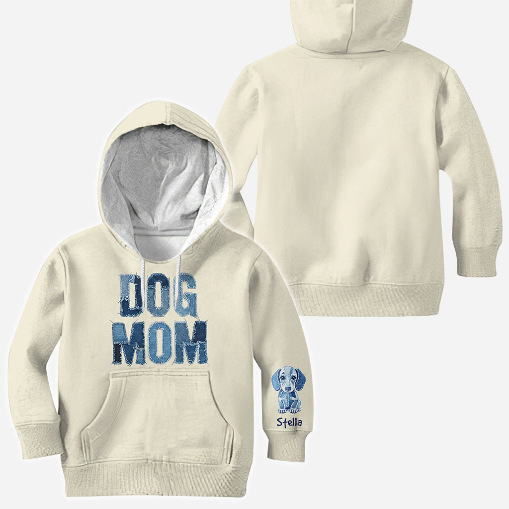 Maman de chien - T-shirt personnalisé intégral pour chien