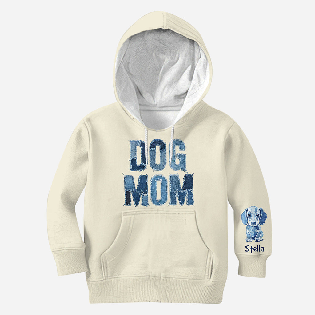 Maman de chien - T-shirt personnalisé intégral pour chien