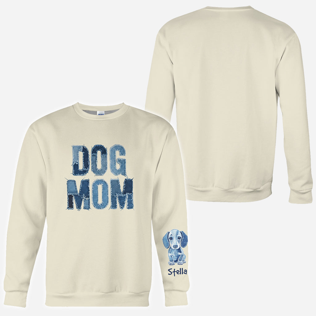 Maman de chien - T-shirt personnalisé intégral pour chien