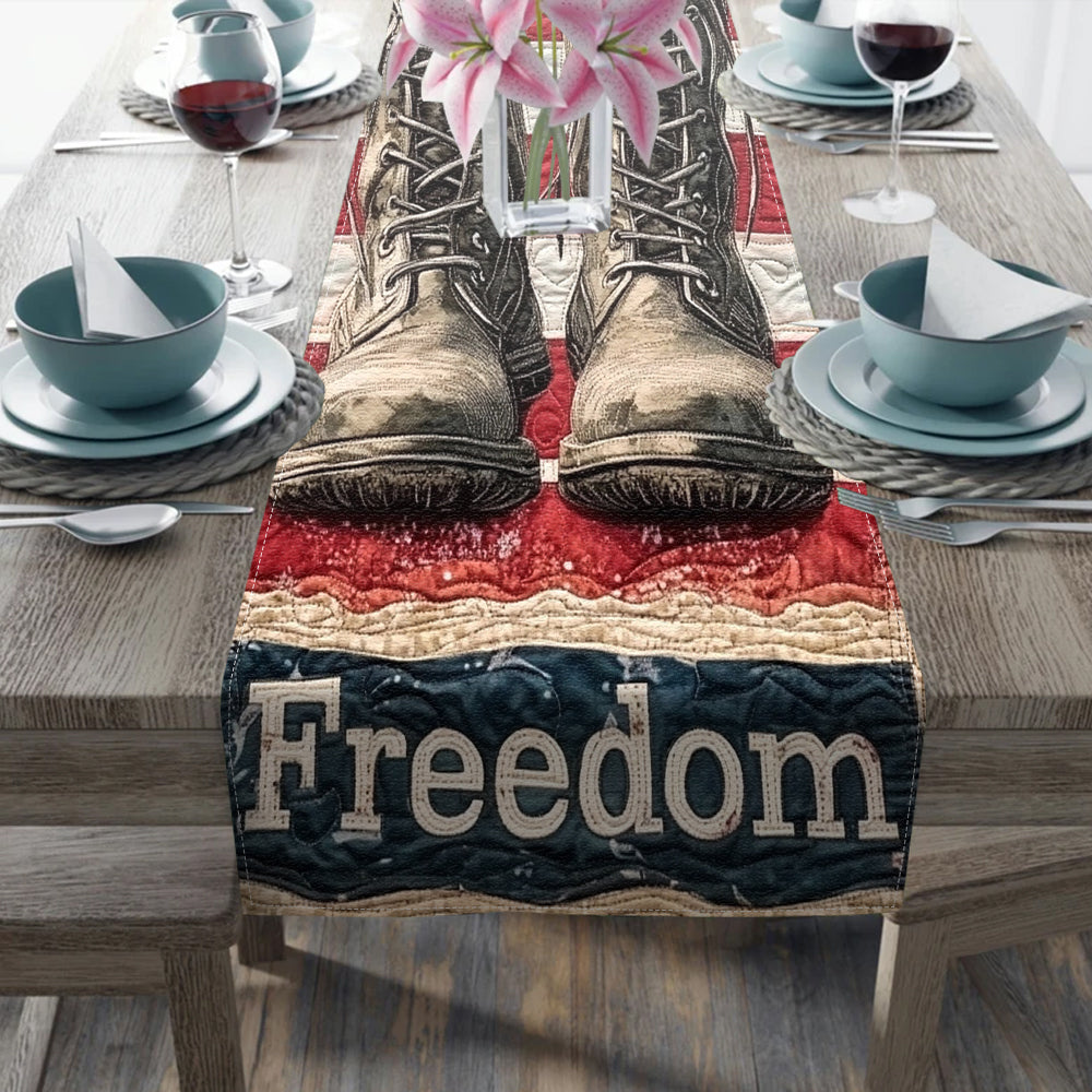 Chemin de table « Liberté du 4 juillet » - Fête de l'Indépendance / 4 juillet