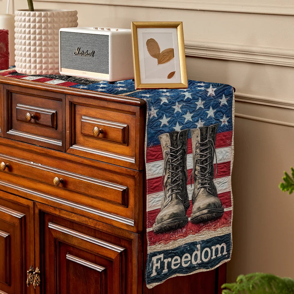 Chemin de table « Liberté du 4 juillet » - Fête de l'Indépendance / 4 juillet