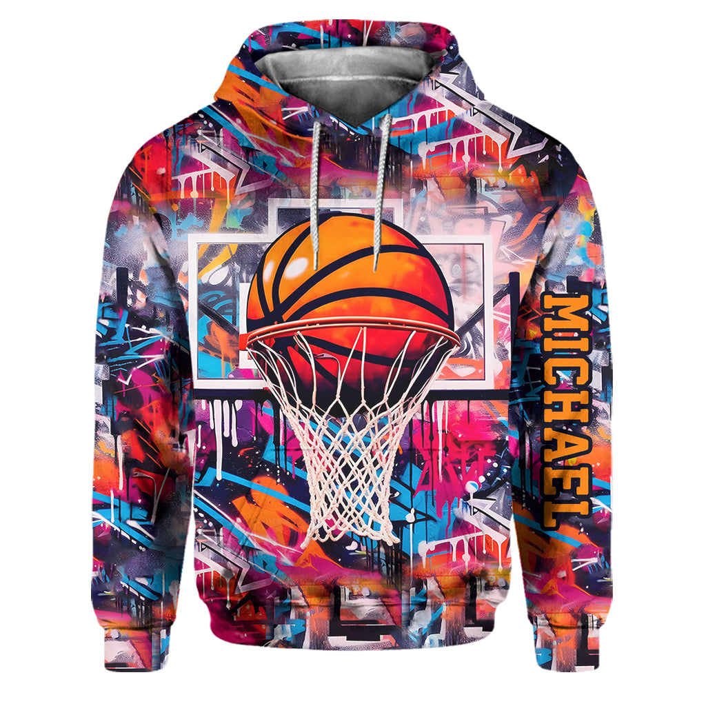 Design de basketball tendance - Sweat à capuche et pantalon de survêtement personnalisés