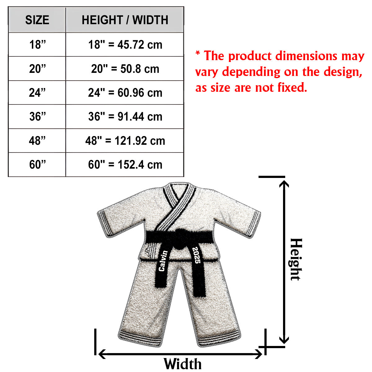 L'année où j'ai obtenu ma ceinture noire - Tapis d'arts martiaux antidérapant personnalisé